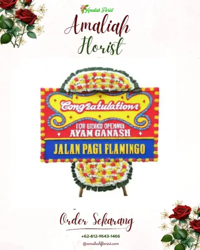 Bunga Papan Congratulation di Kertaraharja